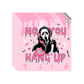 Pikkukuva 1 / 5: Vaaleanpunainen Halloween Party Kertakäyttöinen astia Paperipyyhe Paperipöytä Bula Banner Towel 20pcs