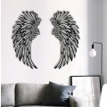 Miniatyrbild 1 av 2: Änglavingar väggdekoration, antik hängande metall Änglavingar väggdekoration Ingen LED No LED 30cm