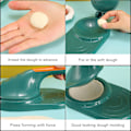 Pikkukuva 3 / 4: Tee itse tekemällä Dumpling Skin Maker -kotitalousopas Quick Press Dumpling Skin -malli Blue
