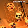 Miniatyrbillede 3 af 5: Halloween String Lights, halloween dekoration Skræmmende, halloween til fest