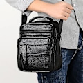 Pikkukuva 1 / 5: Casual Miesten Business aitoa nahkaa Mini Crossbody laukku lehmän iho