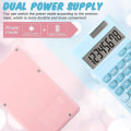 Miniatyrbillede 4 af 5: 2 styks Basic Standard Lommeregner Mini Digital Desktop Lommeregner