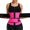Miniatyrbillede 3 af 3: Kvinder latex talje træningskorset Body Shaper talje træner