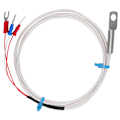 Miniatyrbild 7 av 8: PT100 Termistor Temperatursensor Probe - 3m Rundhåls Patch Typ för Exakt Mätning