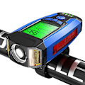 Miniatyrbillede 1 af 3: Led cykelljusset med cykeldator opladdningsbara cykelljus