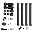Miniatyrbilde 3 av 4: Management Line Device Sett inn Spenne Wire Cover Wire Data Line Finishing Dekselkrok