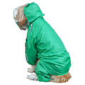 Miniatyrbillede 1 af 5: Söt regnjacka for hundar for store, medelstora og små hundkläder Green 4XL