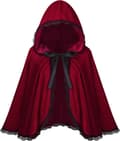 Färgglad Hus Sammet Rödluvan Sammet Cape Halloween Jul Cosplay Party Fancy Cape
