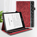 Miniatyrbillede 3 af 5: Business Style Pu-læderetui til Amazon Paperwhite 5 2021, Auto Sleep/wake-funktion, Folio-etui med fuld beskyttelse