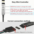 Miniatyrbillede 4 af 5: 10m 5m Led Strip Lys Rgb Infrarød Bluetooth Kontrol Luces Lysende Dekoration Til Stue 5050 Båndbelysning Fita Lampe 2m 24 Key Infrared