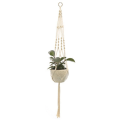 Miniatyrbillede 2 af 5: 2 stk Macrame Planteophæng Indendørs Udendørs Hængende Plantekasse