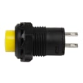 Miniatyrbilde 3 av 5: Plast Gjør-det-selv Instant Button Metal Mini Trykknapp (gul) (1 stk)