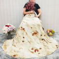 Pikkukuva 4 / 5: Maissi Tortilla Filt Pita Lavash Soft Throw Filt Till Säng Fleece Soffa Pläd Plysch Överkast Manta Burrito Koce Burritos-3-3 diameter-120CM