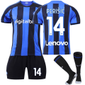 Miniatyrbilde 1 av 2: Det nye Inter Milan hjemmefotballskjortesett t-skjorte nr. 10 #14 #14 26#