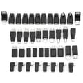 40-pack med vinklade Mini Micro Typ B hane USB2.0-adaptrar