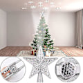 Miniatyrbilde 3 av 5: Juletre Topper Opplyst Stjerne, Projektor For Juletre Ornament silver star