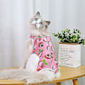 Miniatyrbillede 1 af 2: Cat Recovery Suit Cat Sterilisation Kläder Andningshalsband Alternativ Red M