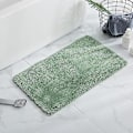 Miniatyrbillede 1 af 5: Bademåtter Skridsikker brusemåtte Absorberende lille tæppedørmåtte inde i køkkentæpper green 50*80cm