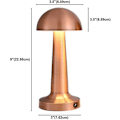 Miniatyrbillede 4 af 4: Touch Sensor Bar genopladelige bordlamper (gyldne) Silver A