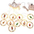 Miniatyrbillede 5 af 5: Led Lys Ønskekugle Icicle String Lights Julepynt Værelse Vindue Layout