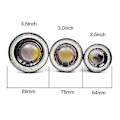 Pikkukuva 3 / 5: 2kpl Auton Sumuvalo Angel Eyes Halo Ring Pyöreä Led Ajovalot Universal 3 inch Red