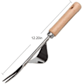 Miniatyrbild 5 av 5: Hand Weeder Stainless Steel Manual Root Weeding Fork Wood Handle Weeding Tool