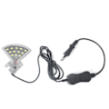 Miniatyrbillede 3 af 4: Akvarium Led Fan-formet klemmelampe med 8 stk High Light