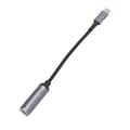 Miniatyrbillede 6 af 8: DC til Type C Kabel 5.5x2.5mm 100W 17.3cm Nylon Hun Input Type C til DC5525 Kabel til Tablet Telefon PC