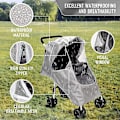 Miniatyrbild 2 av 5: Cover för barnvagn & myggnät, tillbehör till väderskydd -