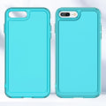 Miniatyrbillede 2 af 4: Candy Series Tpu telefontaske til Iphone 8 Plus / 7 Plus (gennemsigtig grå) Transparent Blue