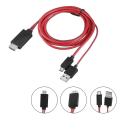 Pikkukuva 5 / 5: Ammattimainen Mhl 1080p Micro USB HDMI-kaapeli 11-nastaisella Samsung Galaxy S1-4 Note1-4 S4 I9500 S3 I9300