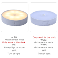 Miniatyrbillede 5 af 5: Bevægelsessensor Lys Led Usb Natlys Genopladelig Lampe Til Køkken Soveværelse Trapper Skab Entre Skab Garderobe Natlys 1PC Warm and white