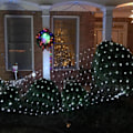 Miniatyrbild 3 av 5: Led Net Lights Utomhus Mesh Lights, Jul Net Lights för sovrum (blå) Vit White