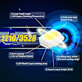 Miniatyrbillede 5 af 5: Ny 10 stykker T3 T4.2 1210 3528 T4.7 5050 1 Smd Led Dc12v Bil Dashboard Lys Bil Dashboard Dashboard Lyspærer 6 farver #294302 Gul Yellow