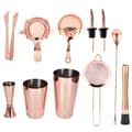 11 st/set Cocktail Shaker Set Bartender Kit Cocktail Sil Rostfritt Stål Barutrustning för Hemfest Roséguld