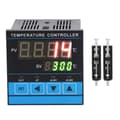 Intelligent Kontroll Temperaturregulator Digital PID RELÄ SSR Utgång 0-400℃ AC220V