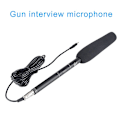 Miniatyrbild 2 av 4: Professionell intervjumikrofon Riktningskondensator MIC för DSLR DV-videokamera