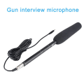 Miniatyrbillede 2 af 4: Professionel interviewmikrofon retningsbestemt kondensator MIC til DSLR DV-videokamera