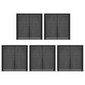 5 st Små solcellspaneler Polysilikon Epoxibatterimodul med 30 cm kabel DC 4V 160mA