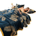 Miniatyrbillede 5 af 5: Coral Fleece Tæppe Flanell Gave Tæppe Nap Tæppe Vinterbetræk Tæppe Enkelt Dobbeltseng Lagen Dyne Meow meow 100*150cm