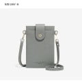 Miniatyrbild 1 av 5: Den nya Crossbody mobiltelefonväska för kvinnor Liten axelväska Kortplånbok Väska A916 1231 Grey
