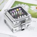 Miniatyrbilde 4 av 5: Nail Drill Box Drill Bit Organizer Case Fingerneglsliping