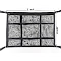 Miniatyrbild 2 av 3: Car Ceiling Cargo Net Pocket Mesh Storage Bag Car Ceiling Organizer