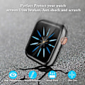 Miniatyrbild 5 av 5: För Apple Watch Fodral 40mm Series 4 Series 5 Med Skärmskydd, 3 Pack Soft TPU Ultratunt skydd All-around Skyddsfodral För Iwatch Series 4 40m