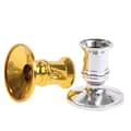 Miniatyrbillede 4 af 8: 【BQ】2 stk/sæt Plastlysestage Lysestage F Silver