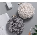 Miniatyrbilde 3 av 5: Opphengte håndklær fortykkede og absorberte tørre kjøkkenhåndklær (grå-hvite 2 stk)