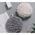 Miniatyrbillede 3 af 5: Ophængte håndklæder fortykkede og absorberede tørre køkkenhåndklæder (grå-hvide 2 stk)