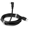 Miniatyrbilde 2 av 5: VR datakabel albue Type-c datakabel Usb3.1 Gen 2 dobbel hann videoprojeksjonskabel 20 vr mobilspillkabel PQ121Black 3M