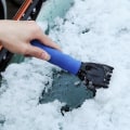 Miniatyrbilde 4 av 5: Isskraper til bil, snøskraper, frostsnøisfjerning for vinduer
