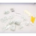 Miniatyrbilde 4 av 5: 47 stk Cookie Cutter Ejector Punch + modellering + jevnere + kantdekorasjon fondant marsipan Gateau